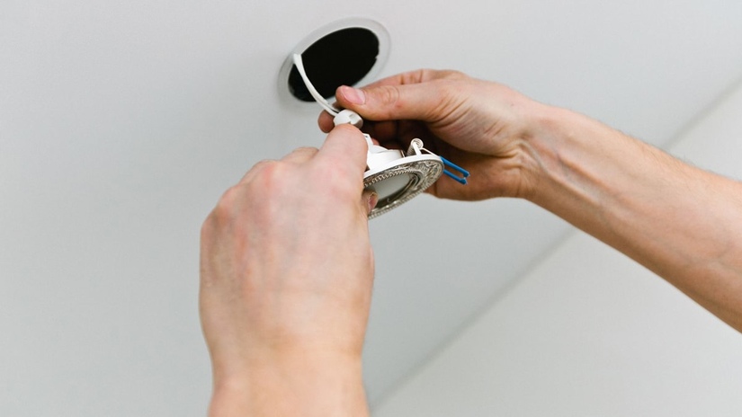 Монтаж светильников